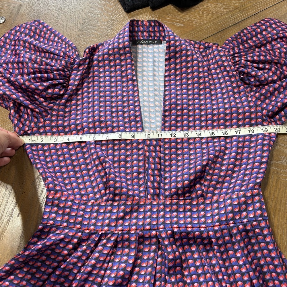 Harout Geometric Patterned Dress Super Soft Material - Picture 9 of 10